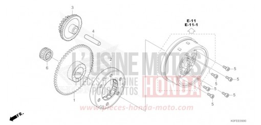 EMBRAYAGE DE DEMARRAGE Z125MAS de 2025
